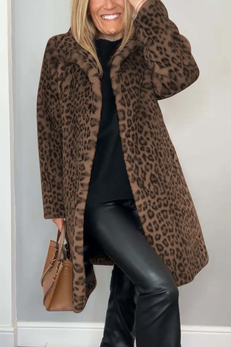 FIORA | Leopard Print Coat