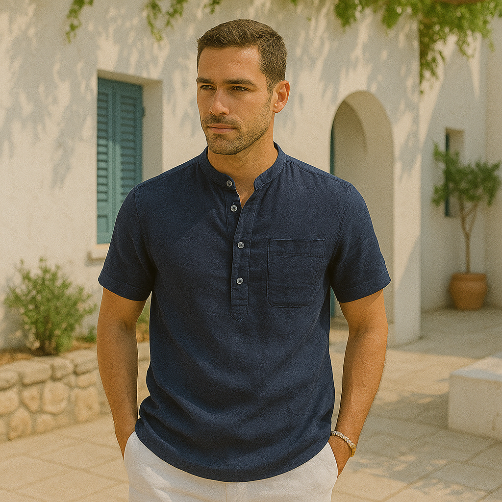 FIORA | Henley Short Sleeve