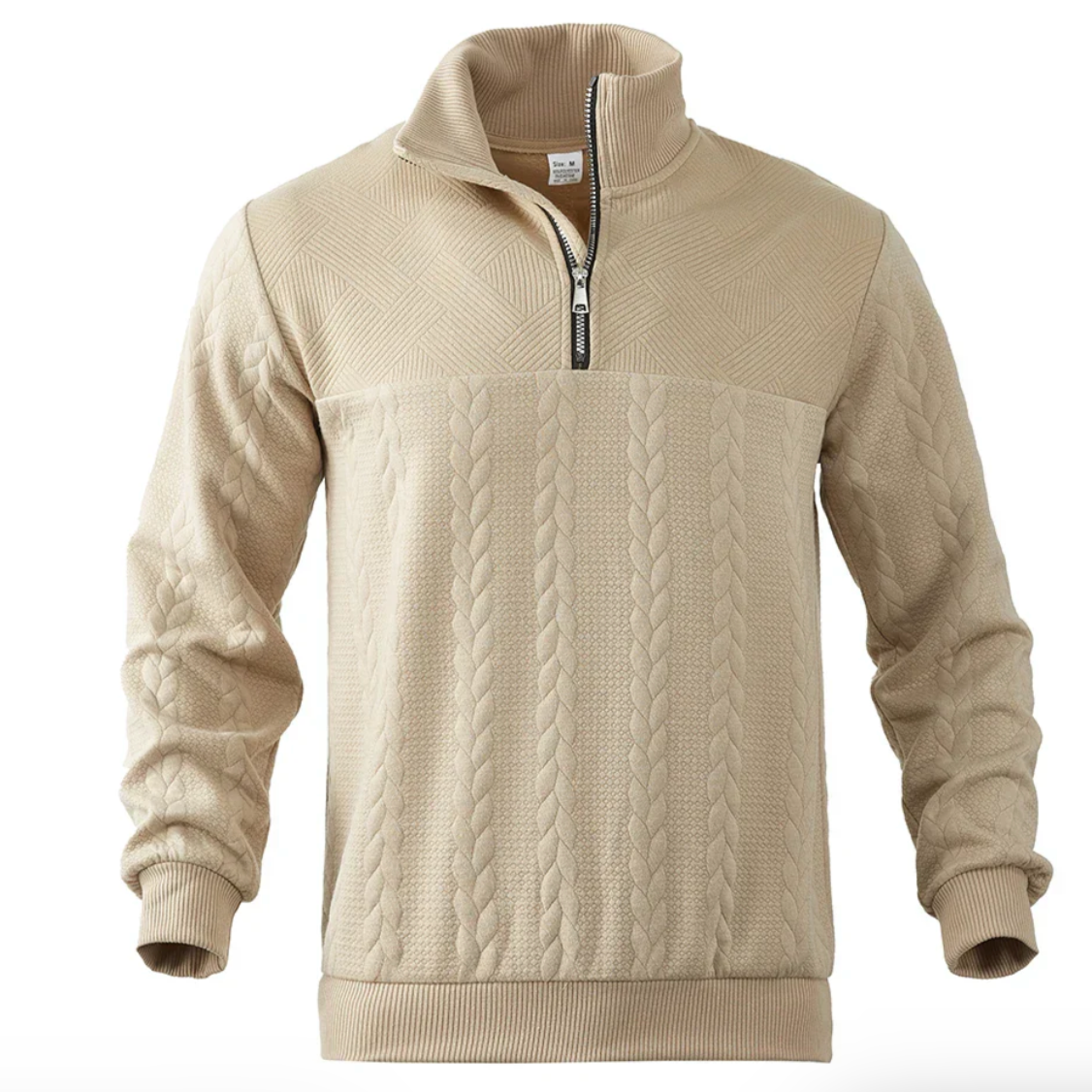 FIORA | Vintage Men's Sweater with Zipper