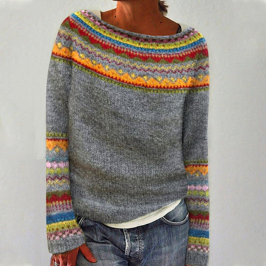 FIORA | Patchwork-kangast pullover