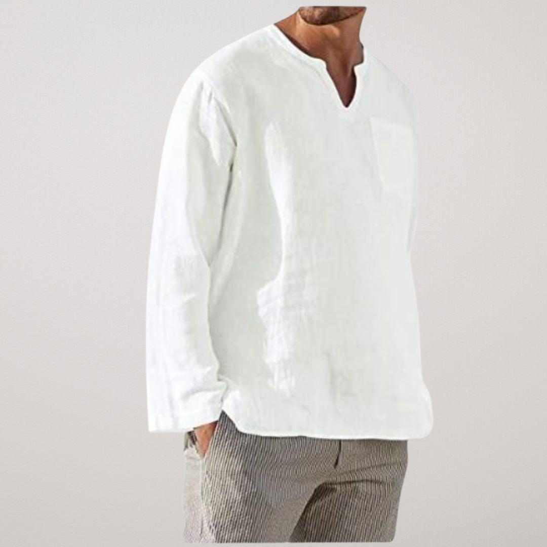 FIORA | Pikkade varrukatega linane särk