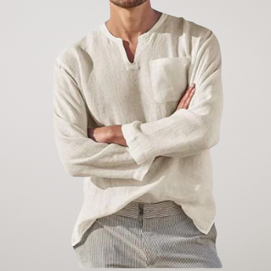 FIORA | Pikkade varrukatega linane särk