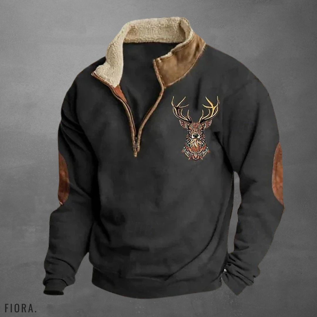 FIORA | Stiilne tõmblukuga pullover