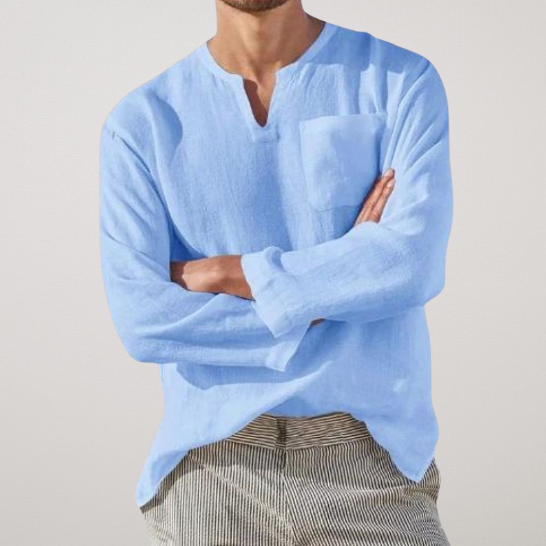 FIORA | Pikkade varrukatega linane särk