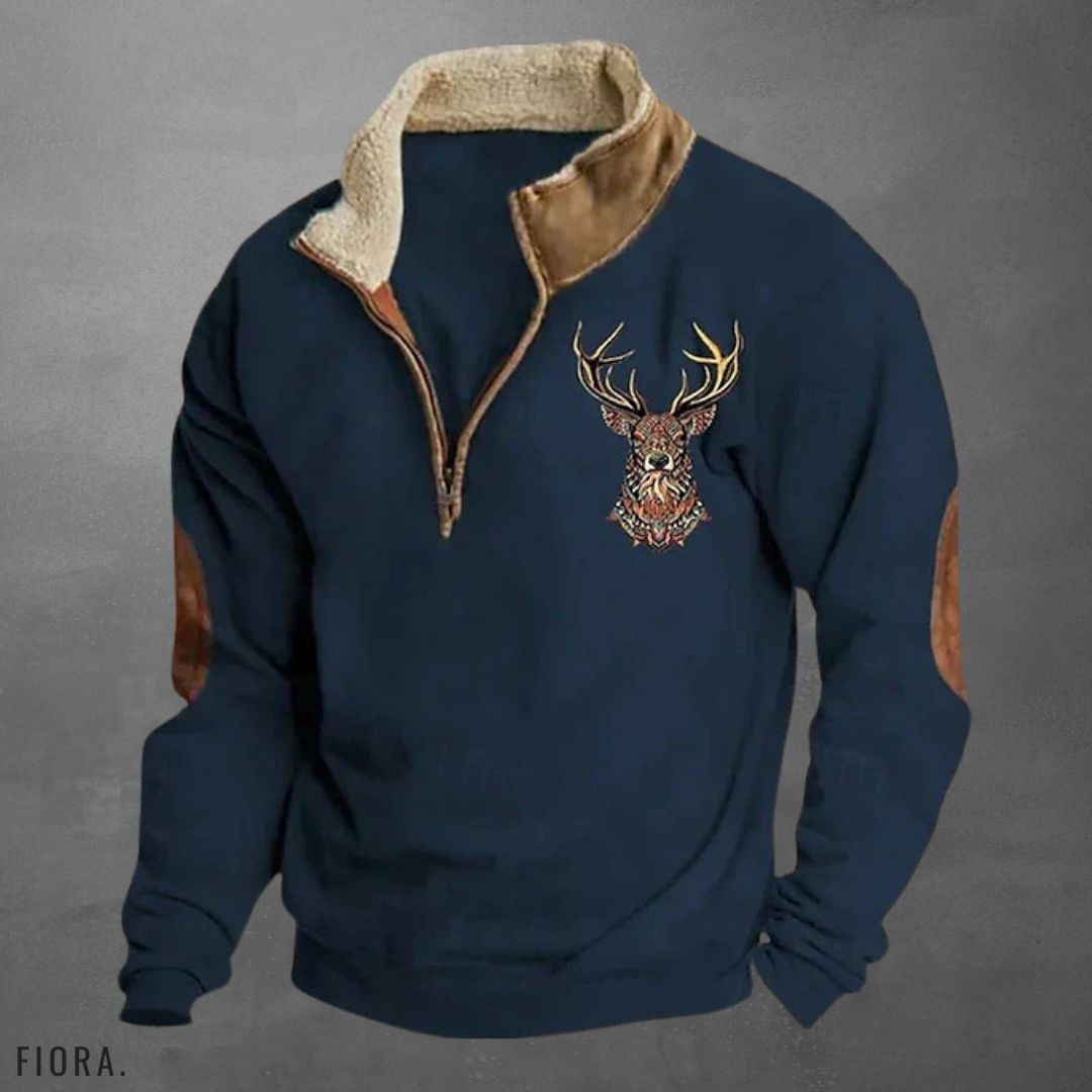 FIORA | Stiilne tõmblukuga pullover