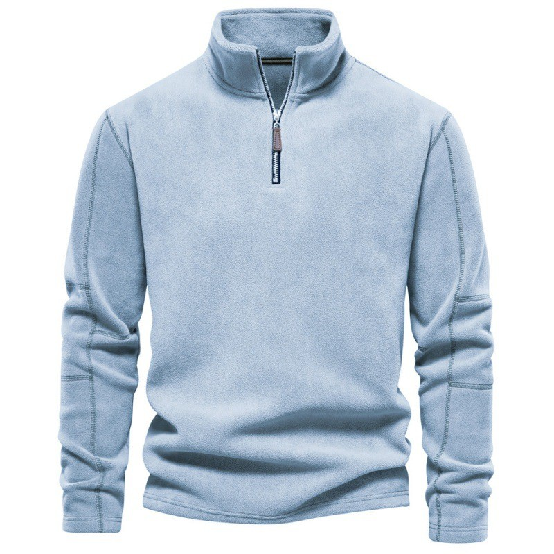 FIORA | Fliisist veerandtõmblukuga pullover 
