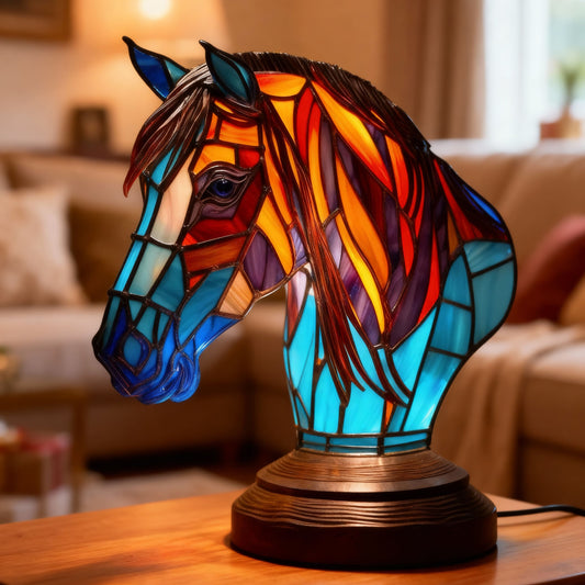 DECOLIGHT | Kunstiline vitraažhobuse kujuline lamp