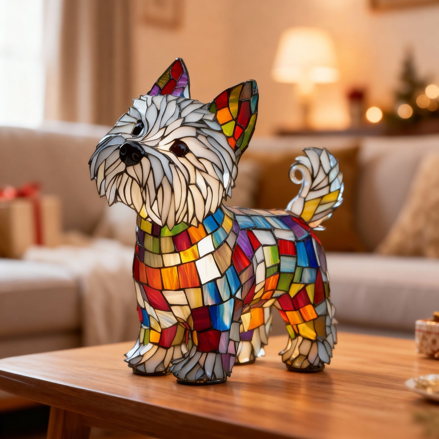 GLOWDOG | Hubane vitraaž-Yorkshire'i terjeri koeralamp