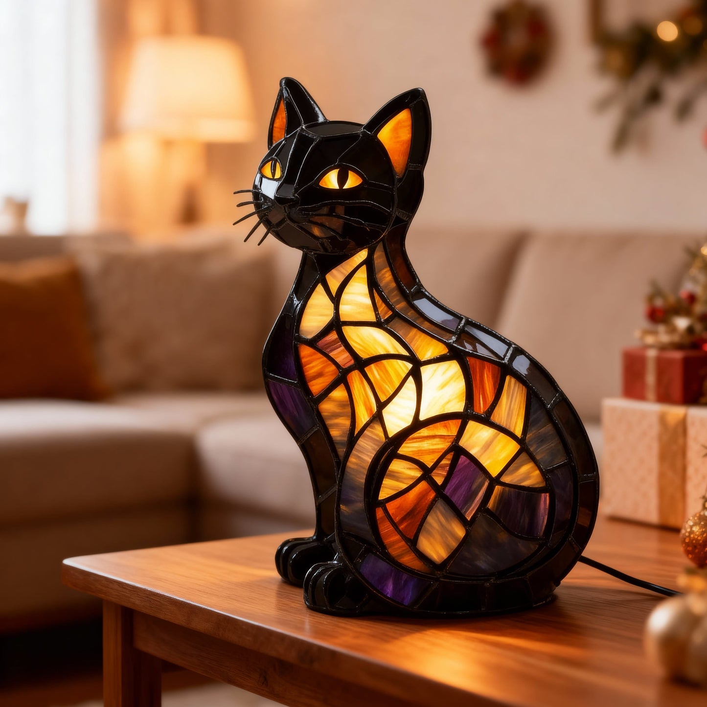 KITTYGLOW | Vitraaž-kassilamp