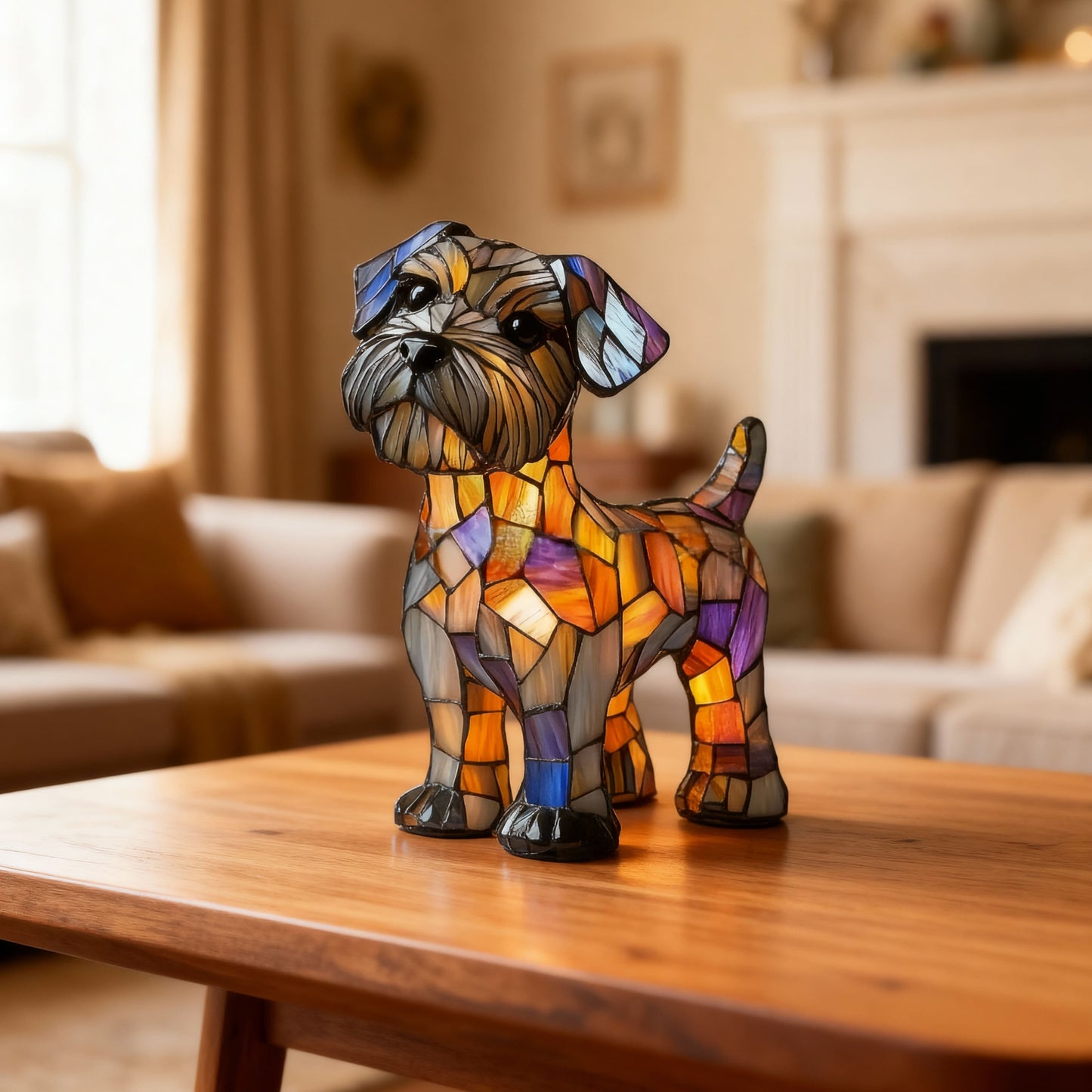 GLOWDOG | Hubane vitraažšnautseri koeralamp