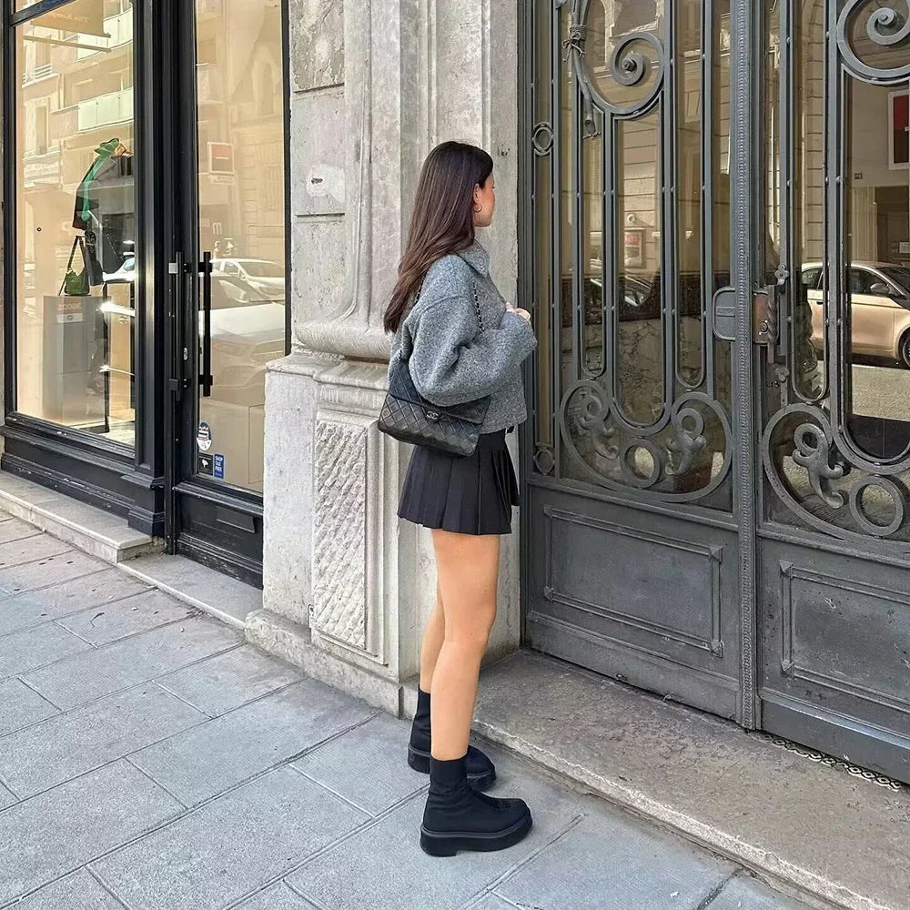 FIORA | Luksuslik lühike villane jakk