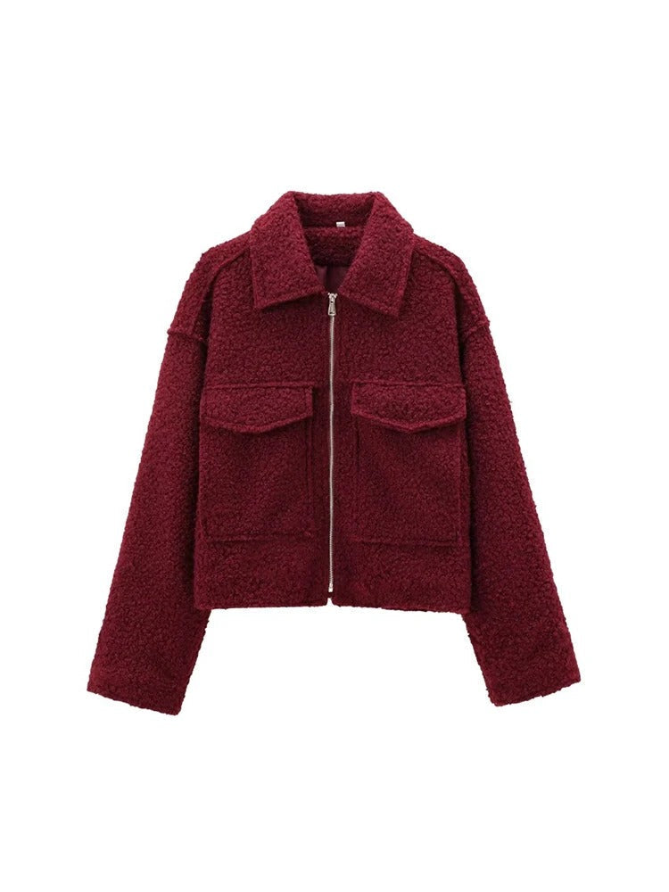 FIORA | Luksuslik lühike villane jakk