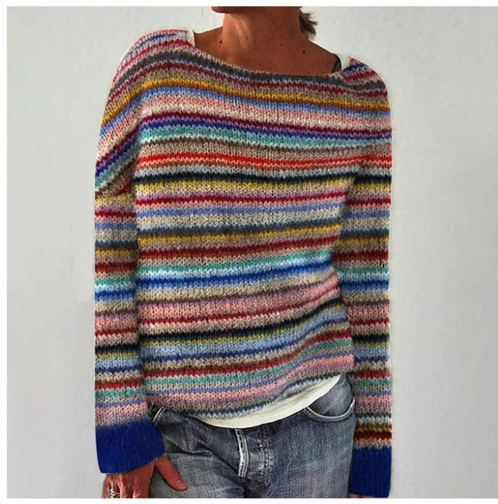 FIORA | Patchwork-kangast pullover