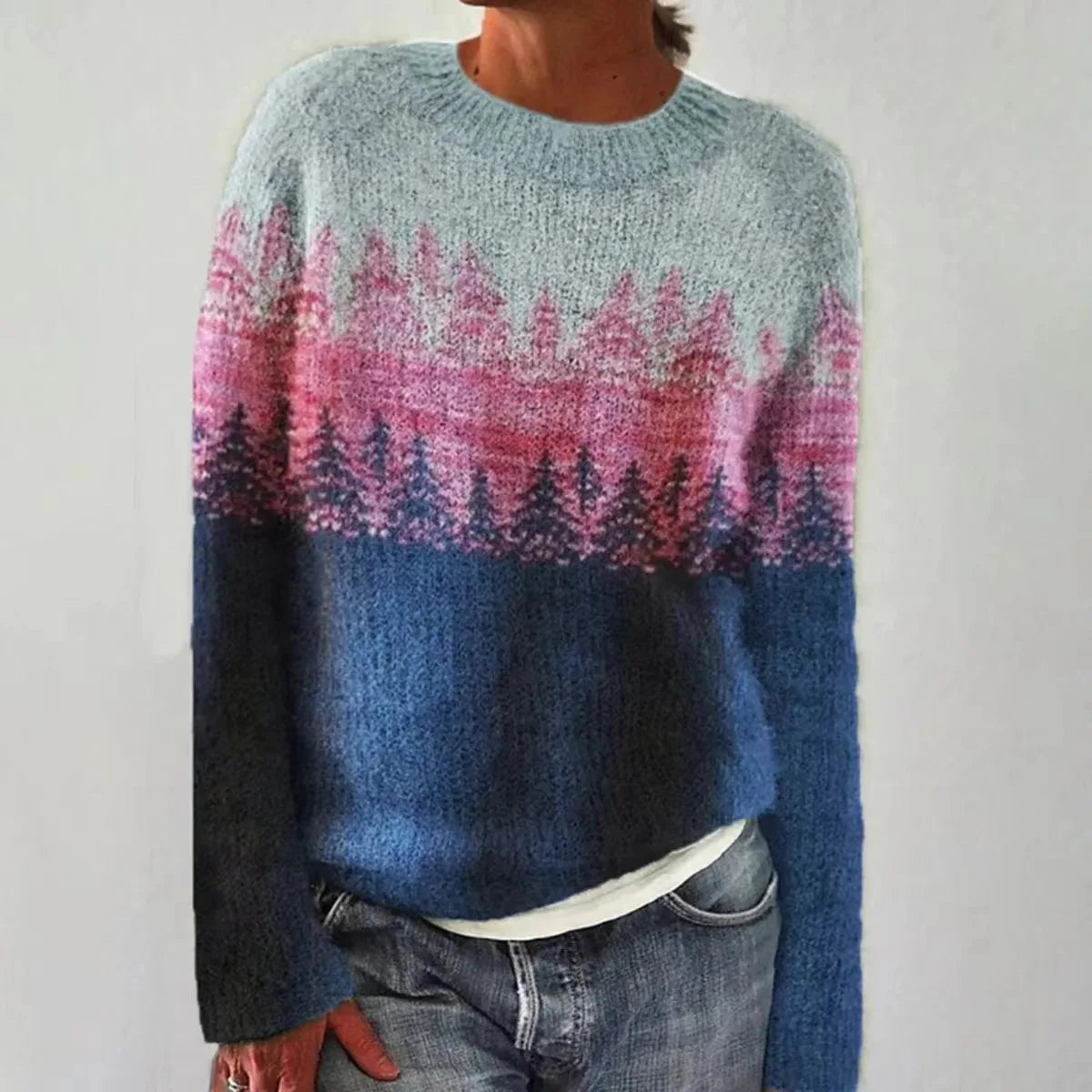 FIORA | Patchwork-kangast pullover