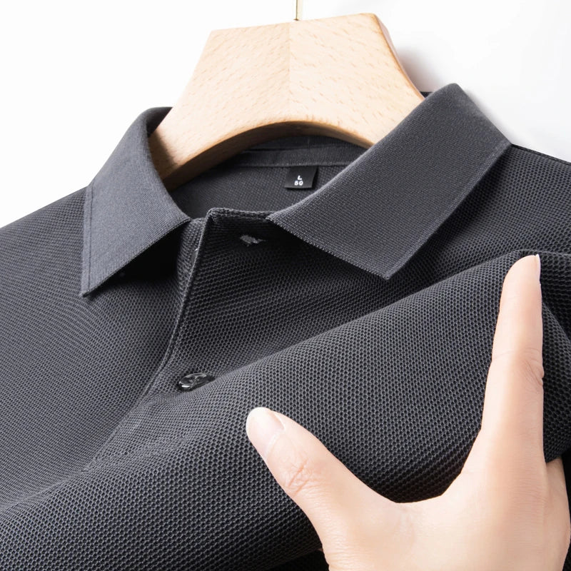 Vabaaja suvine puuvillane hingav polosärk