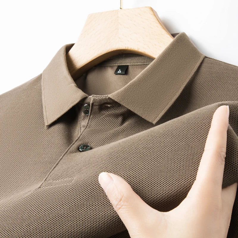 Vabaaja suvine puuvillane hingav polosärk