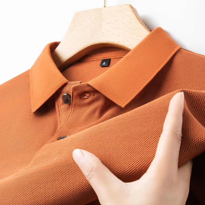 Vabaaja suvine puuvillane hingav polosärk