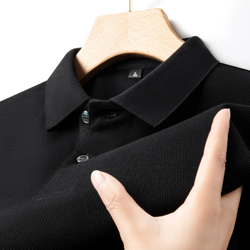 Vabaaja suvine puuvillane hingav polosärk